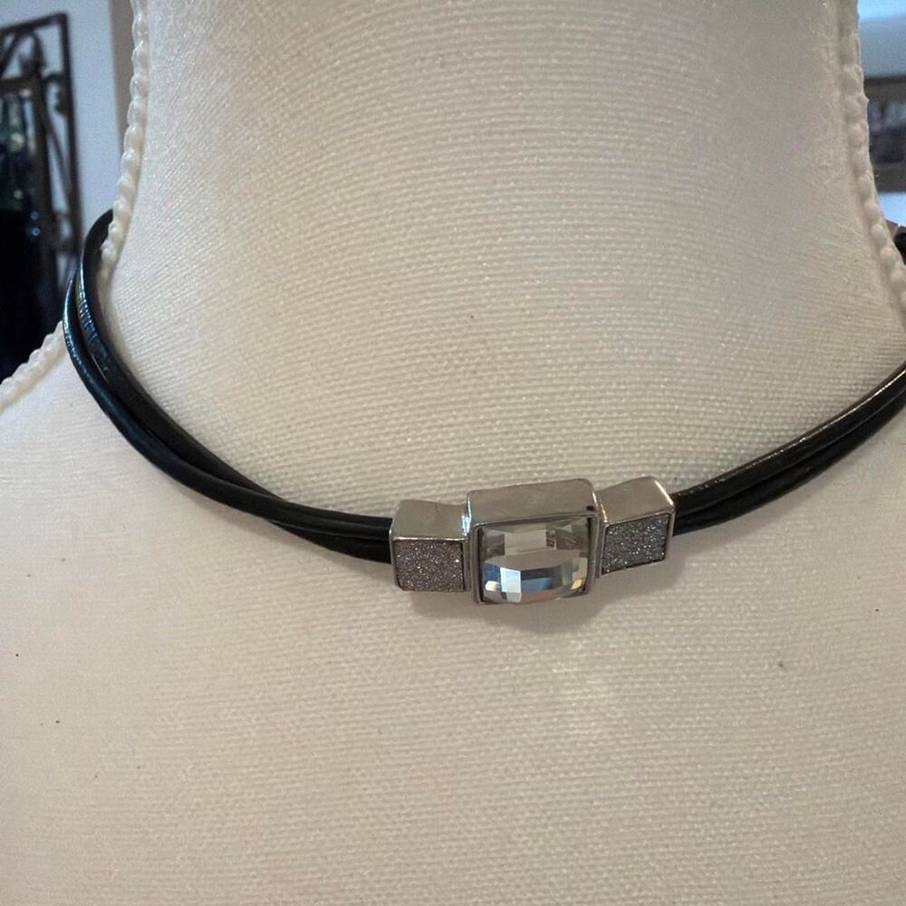 Unbranded Women's Silver and Black Jewellery